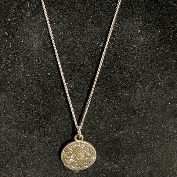 Tiffany & Co. Jewelry - Authentic Tiffany & Co. Sterling Silver Floral Pendant Necklace